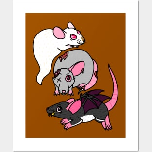 Spooky, Scary Rats Posters and Art